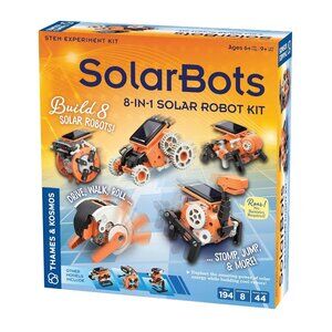 NEW Thames & Kosmos Solar Bots Robots STEM TOY KIT 8-in-1 Solar Robot Science Ex